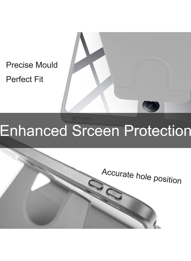 Case Compatible with PU Leather Cover for Oneplus Pad 2 Case,PU leather + Transparent Acrylic case Swivel stand and Pen slot cover (2024) 12.1 - Image 5